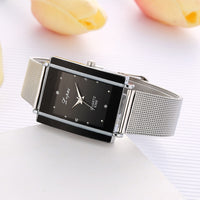 Rectangular Steel Watch