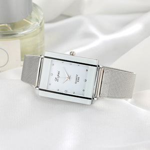 Rectangular Steel Watch