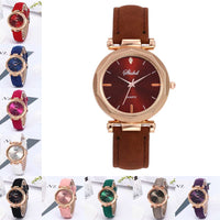 Leather Analog Watch