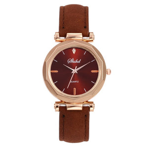 Leather Analog Watch