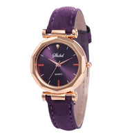 Leather Analog Watch