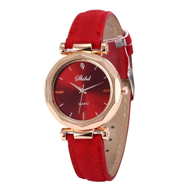 Leather Analog Watch