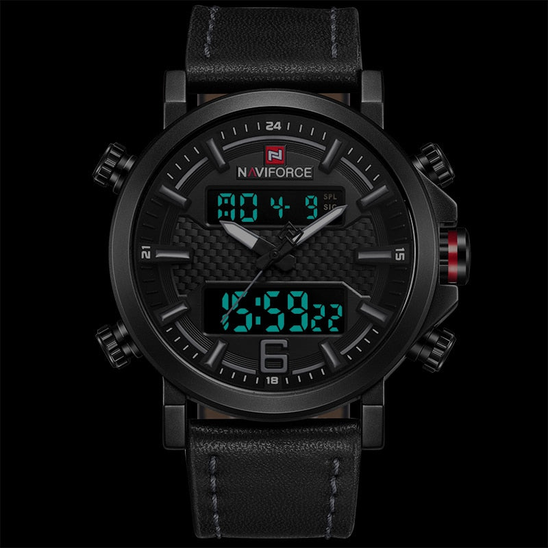 Men Leather Watch