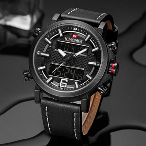 Men Leather Watch