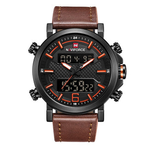 Men Leather Watch