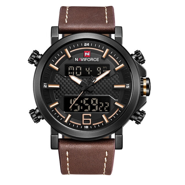 Men Leather Watch