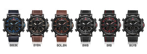 Men Leather Watch