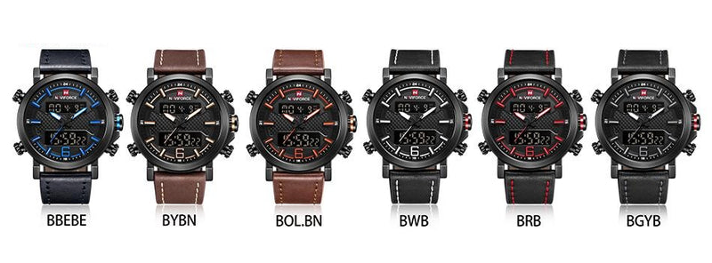 Men Leather Watch